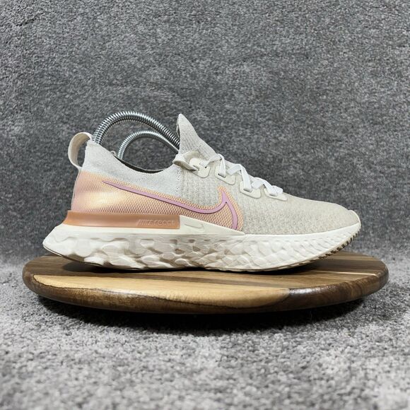 Nike Shoes - Nike React Infinity FlyKnit CD4372-103 Woman's Size 8 White Running Shoes Used